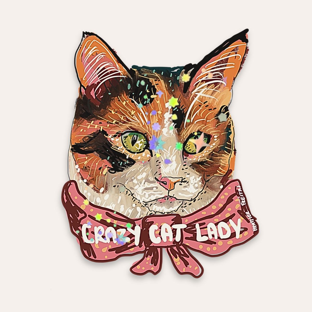 Crazy Cat Lady Sticker