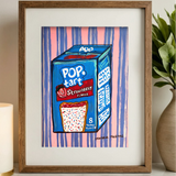 Strawberry Pop Tart ( Original Painting )