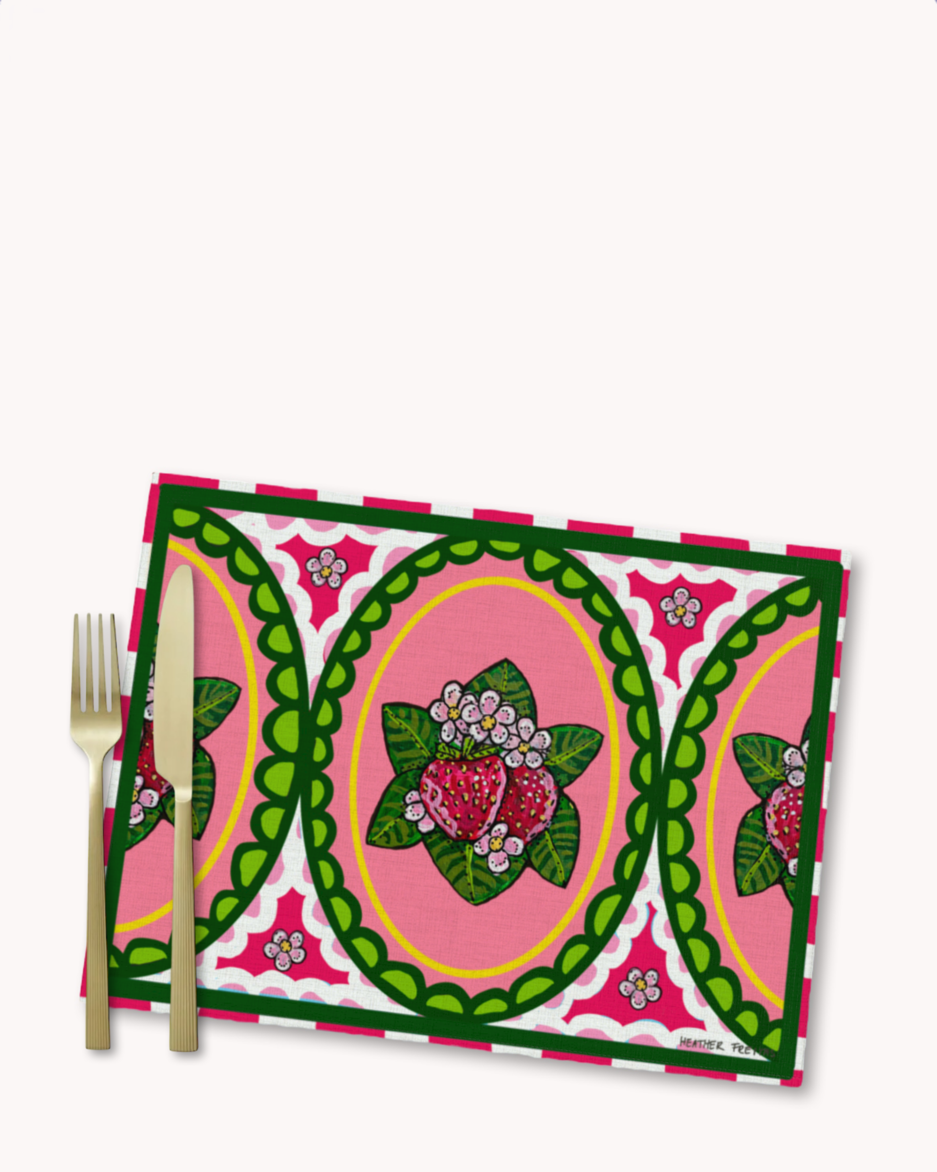 Strawberry Placemat