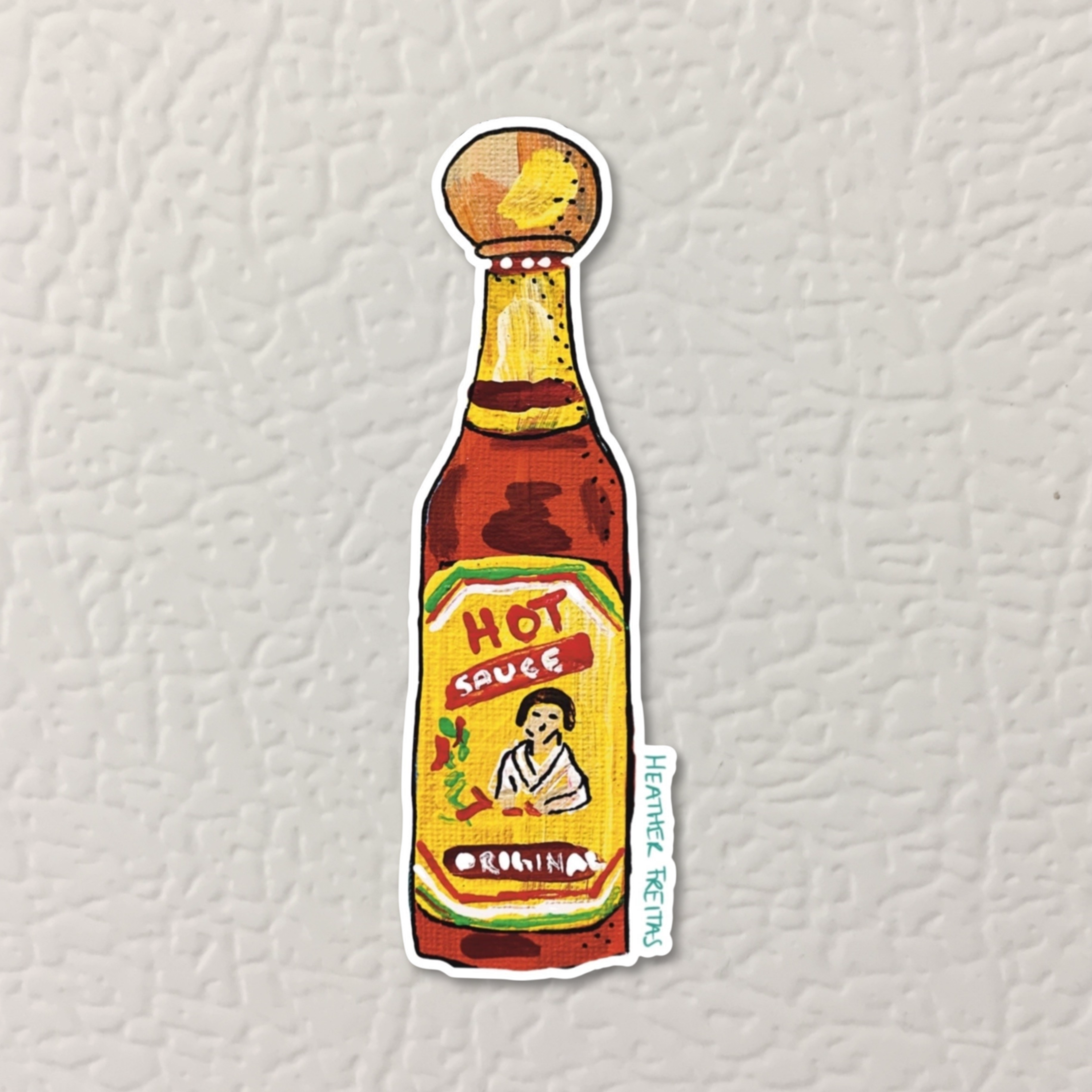 Hot Sauce Magnet ( Die-Cut )