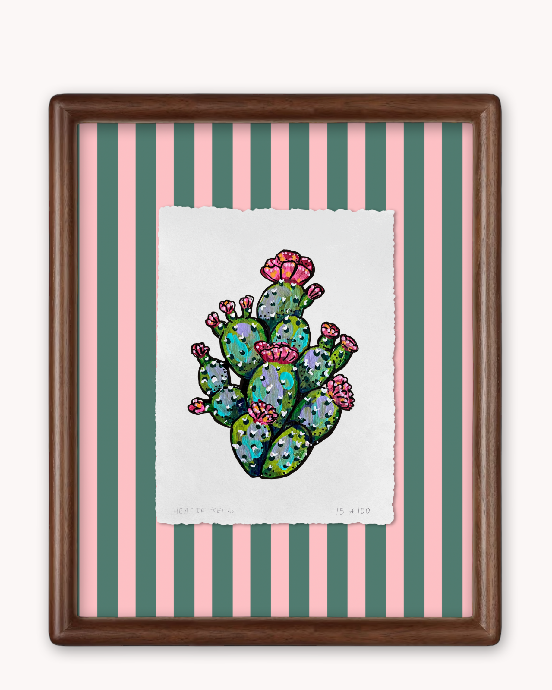 Prickly Pear Limited Edition Framed Print