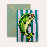 Bass Fine Art Greeting Card