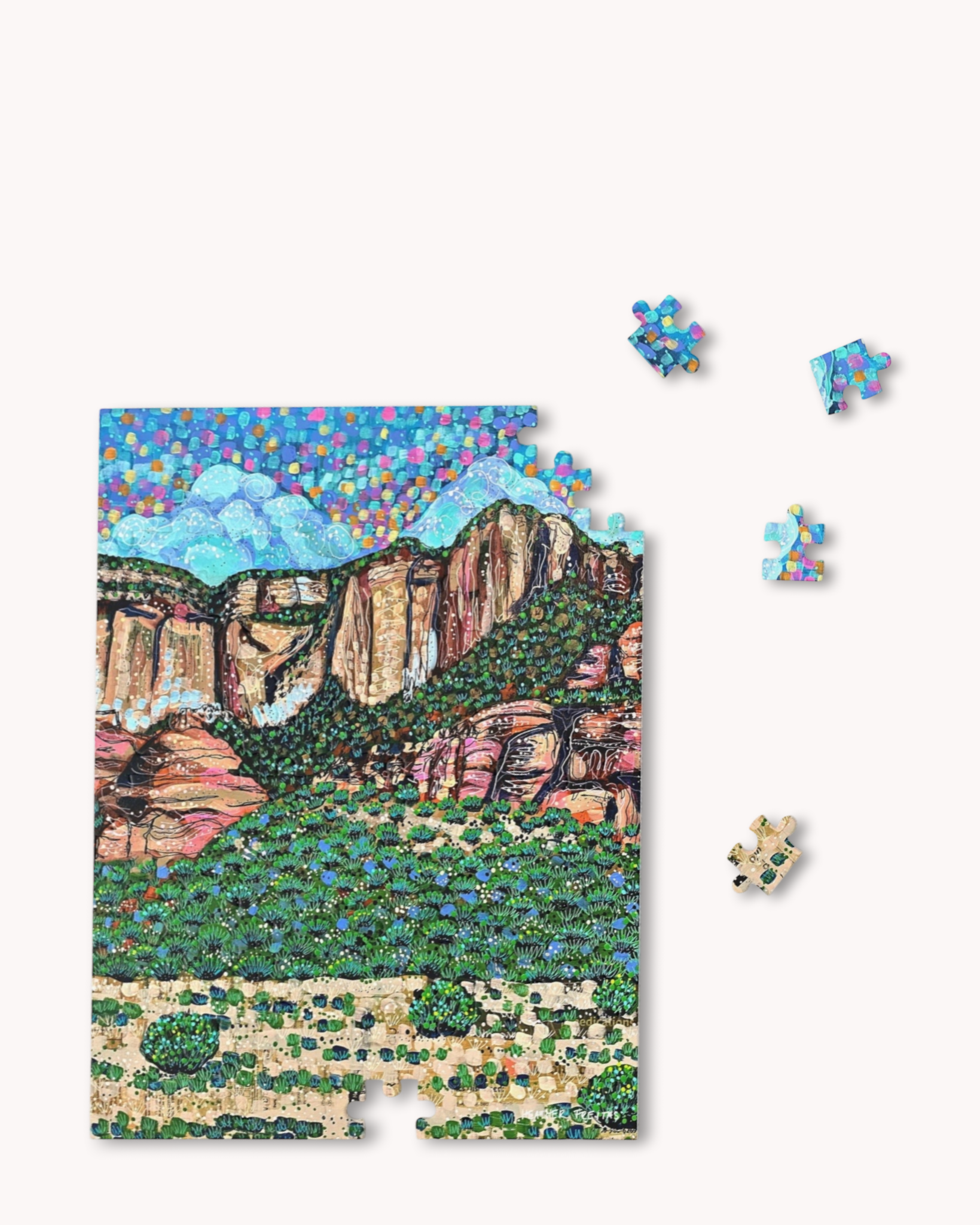 Evergreen Sandstone Puzzle ( 120 - 500 Piece )