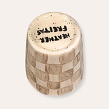 Get To The Point Hand Painted Ceramic Shot Glass