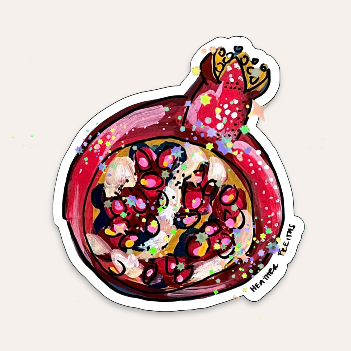 Pomegranate Sticker
