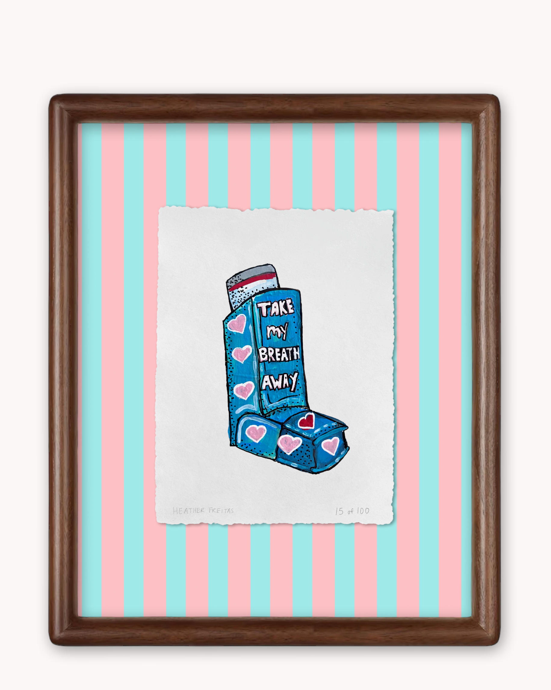 Take My Breath Away Limited Edition Framed Print