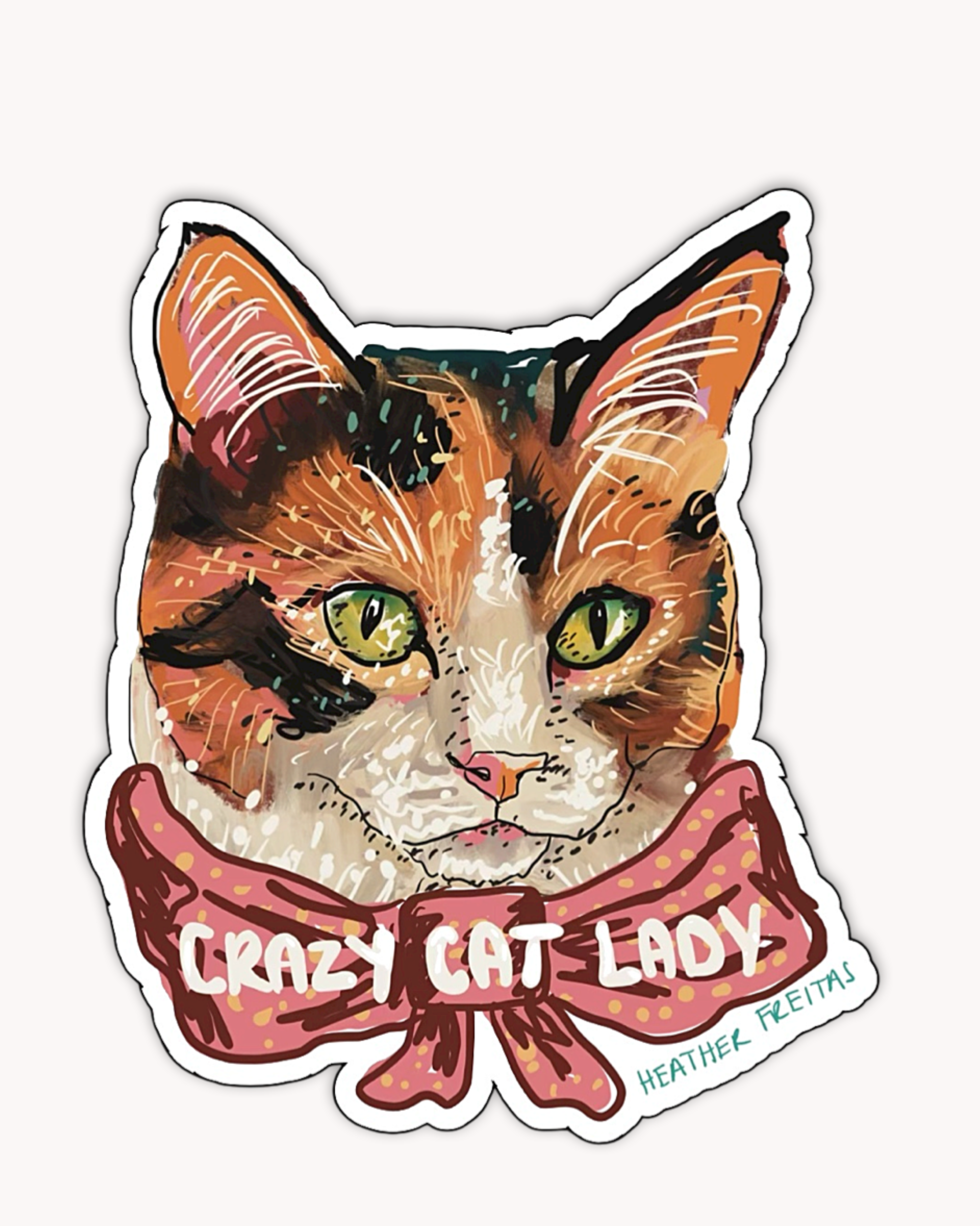 Crazy Cat Lady Sticker