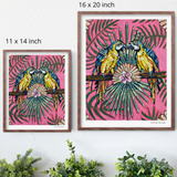 Parrot Paradise Hand Signed Fine Art Print