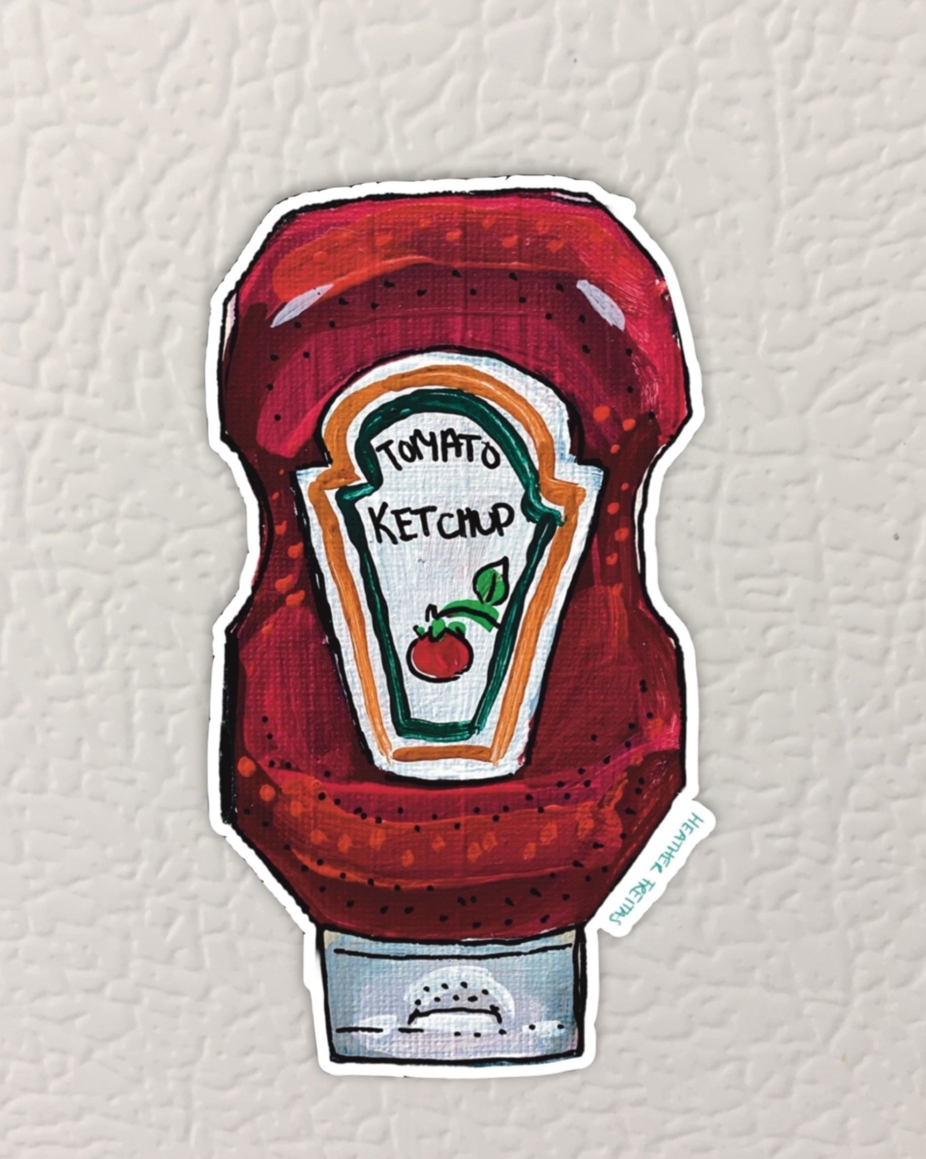 Ketchup Magnet ( Die-Cut )