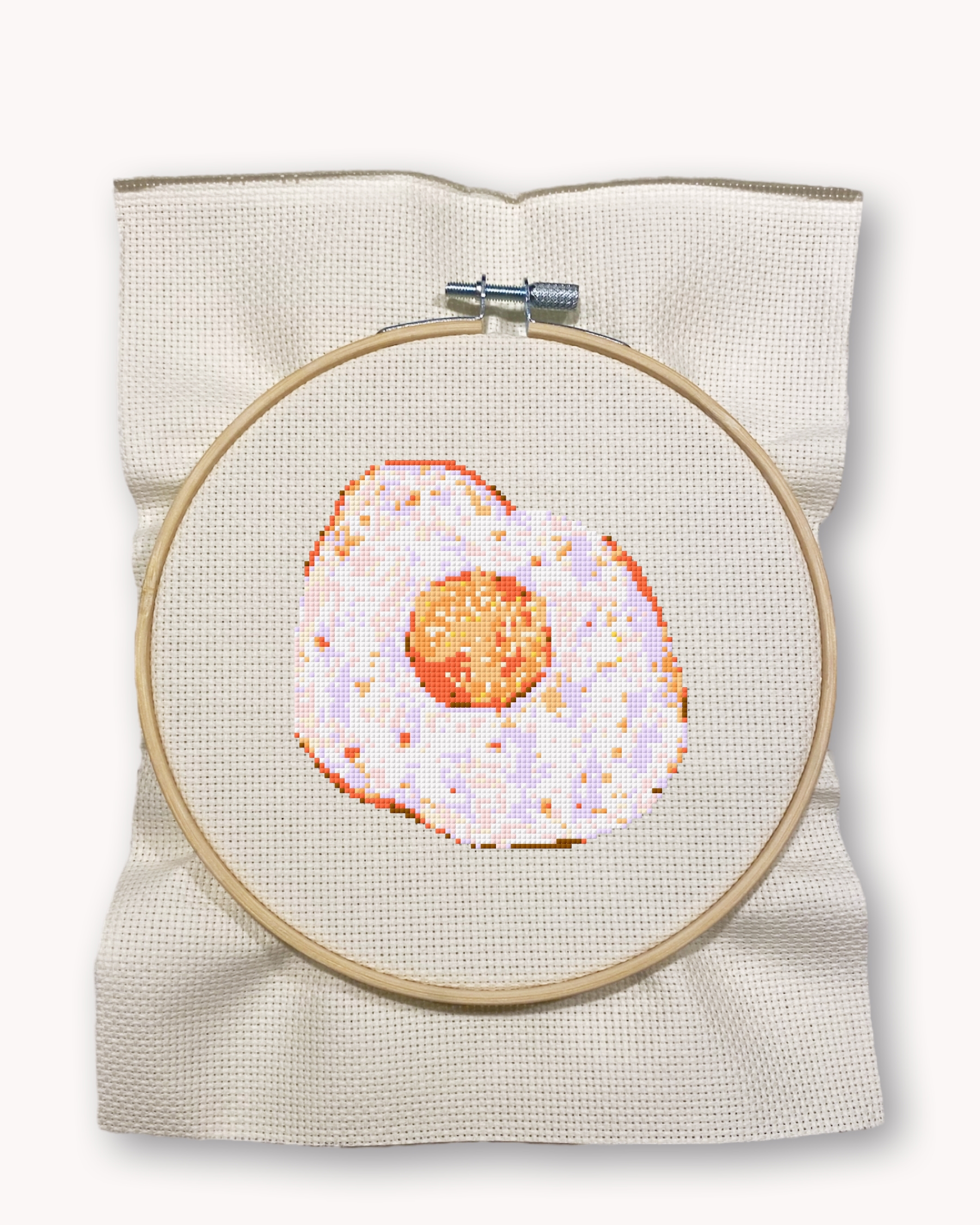 Egg Cross Stitch Kit ( LG 5 inch )