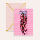 Dried Chili Fine Art Greeting Card