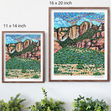 Evergreen Sandstone Hand Signed Fine Art Print