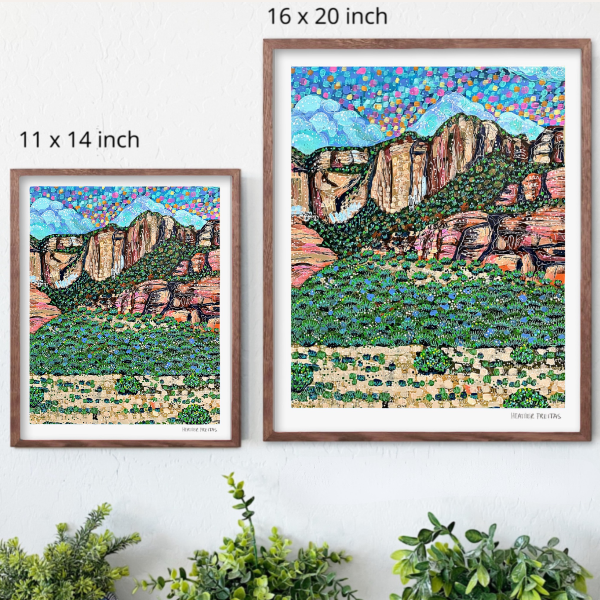 Evergreen Sandstone Hand Signed Fine Art Print