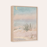 Salt Framed Fine Art Canvas Print