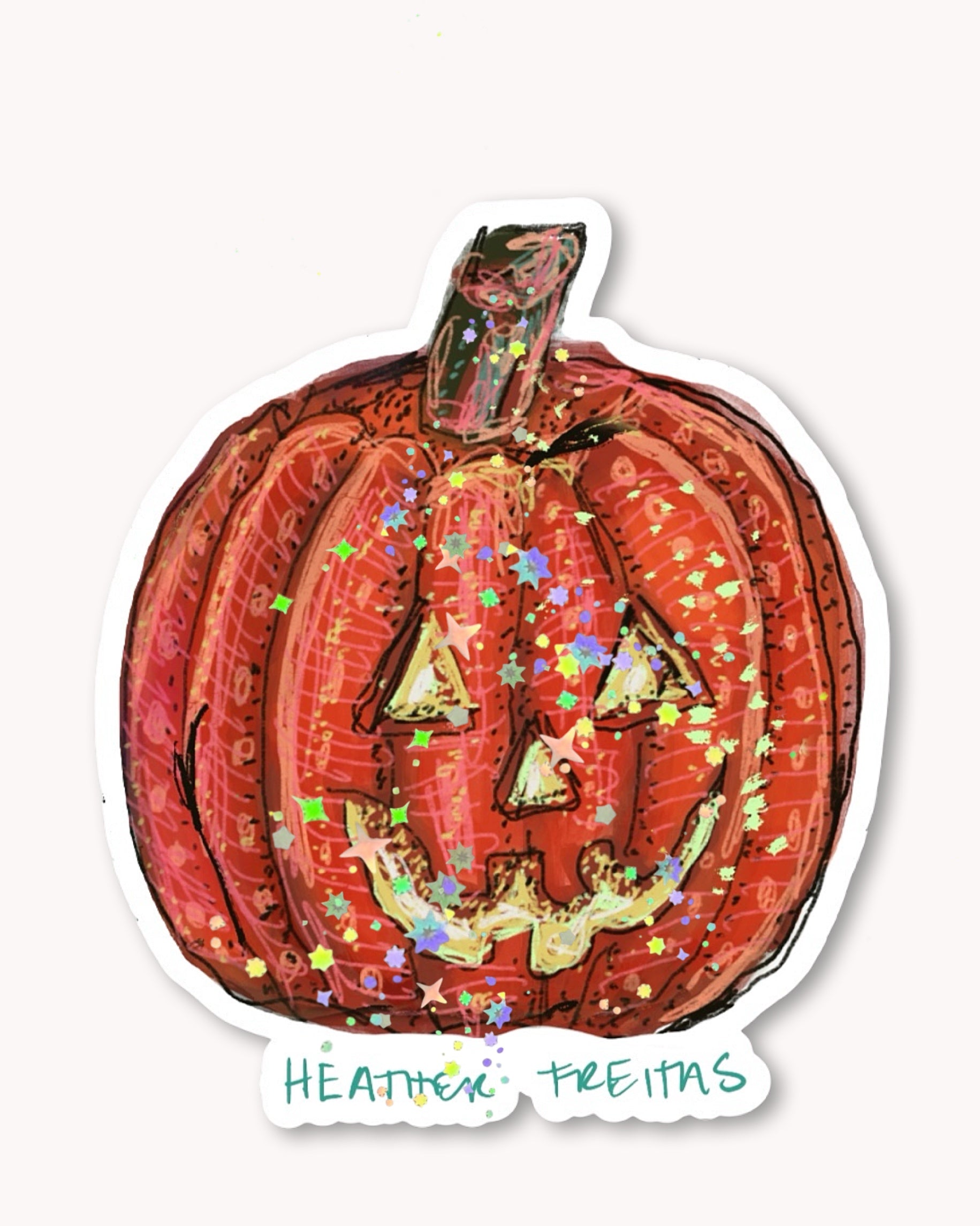 Jack-o’-lantern Sticker