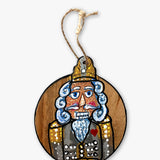 Wood Nutcracker Hand Painted Ornament