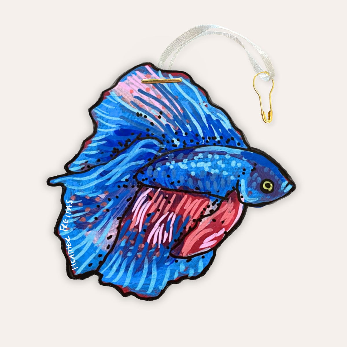 Blue Betta Gift Tag