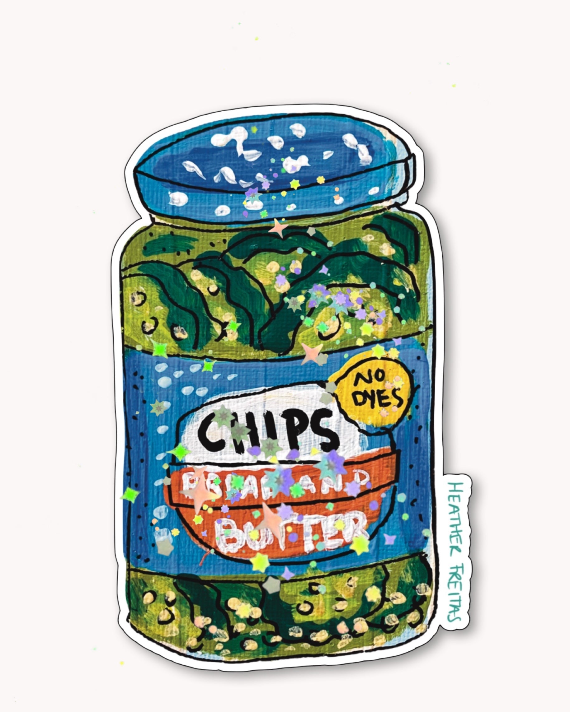Bread & Butter Chips Sticker