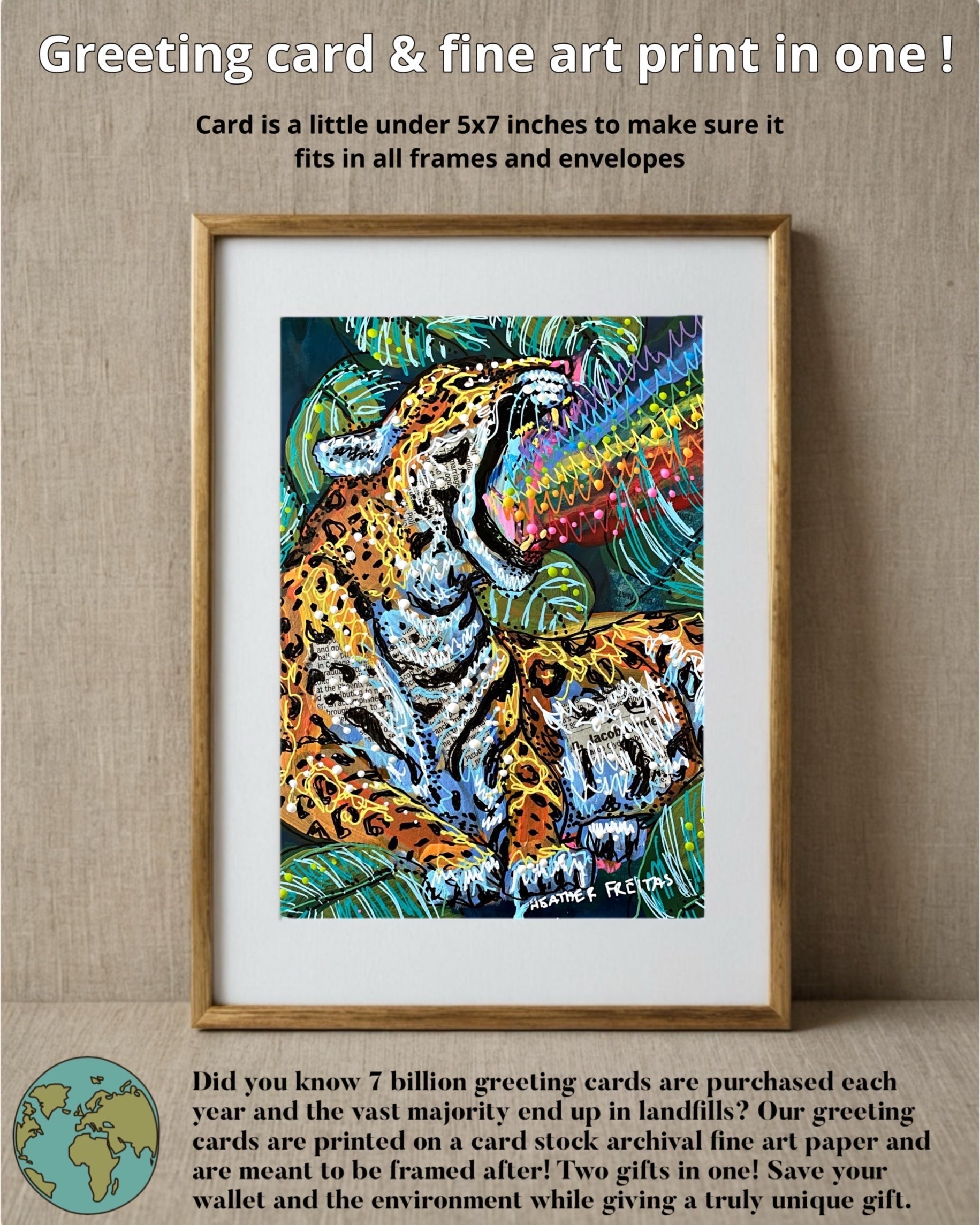 Rainbow Jag - Greeting Card / Fine Art Print