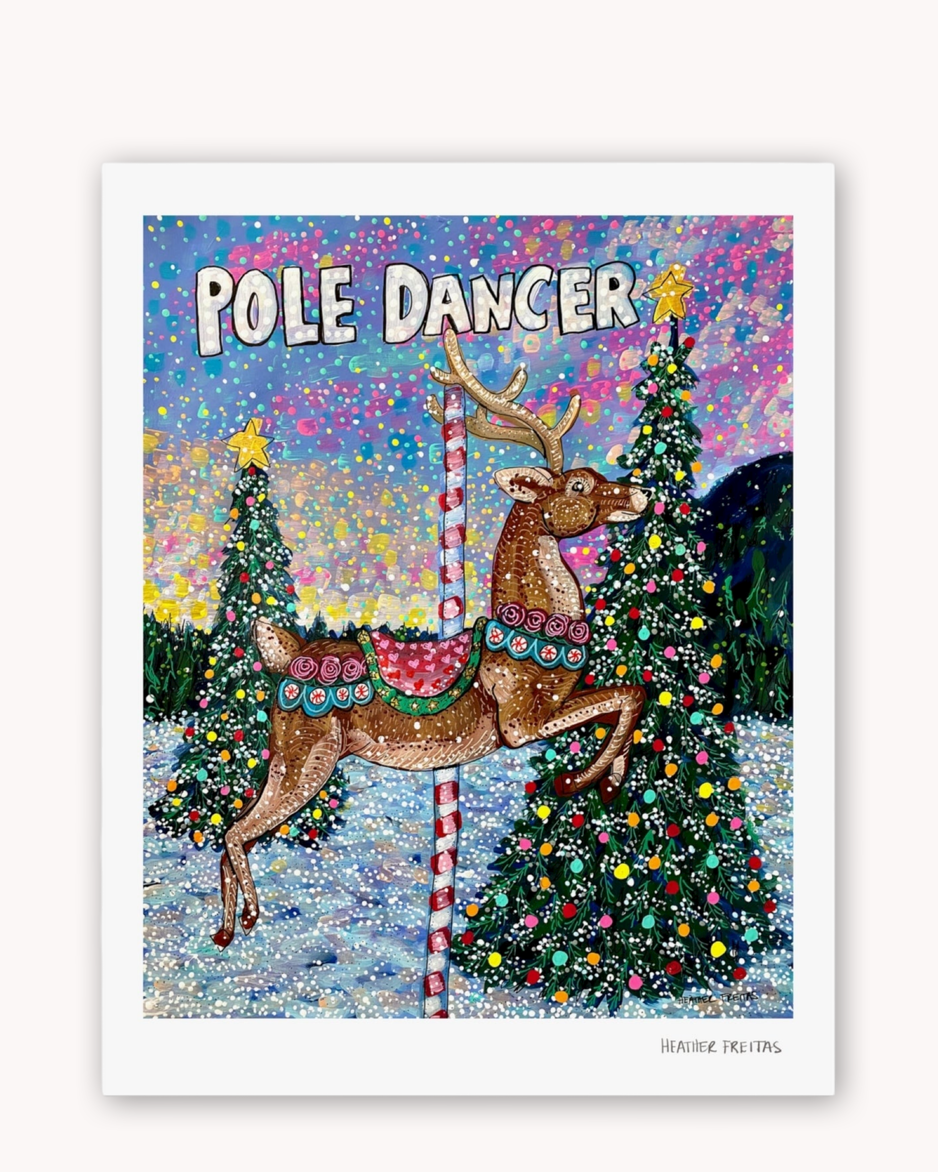 Pole Dancer Fine Art Print