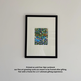 Blue Bike Fine Art Greeting Card