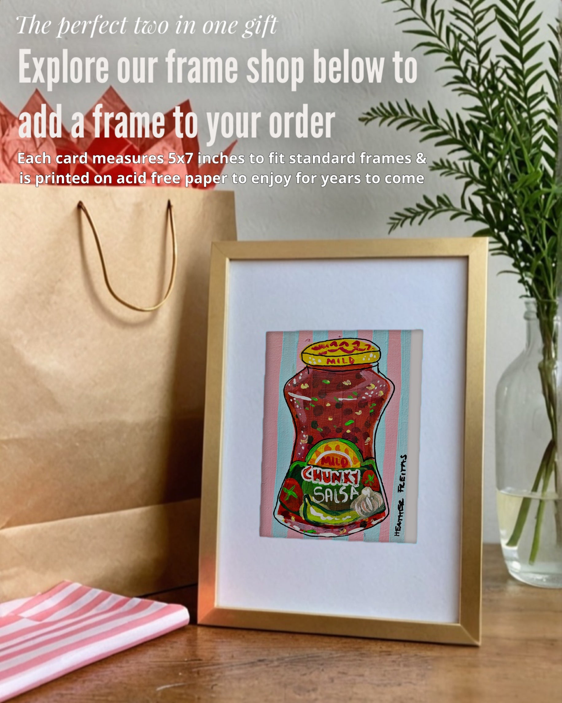 Mild Salsa - Greeting Card / Fine Art Print