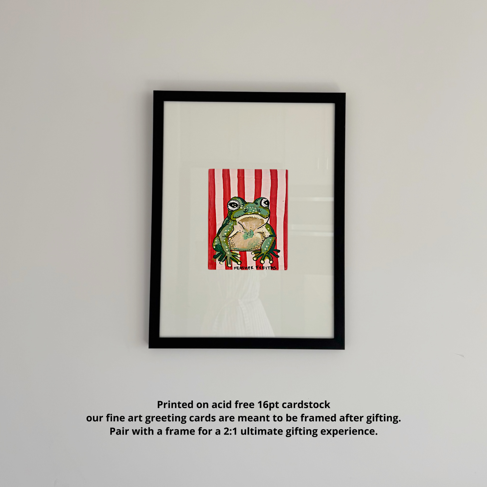 Frog Fine Art Greeting Card