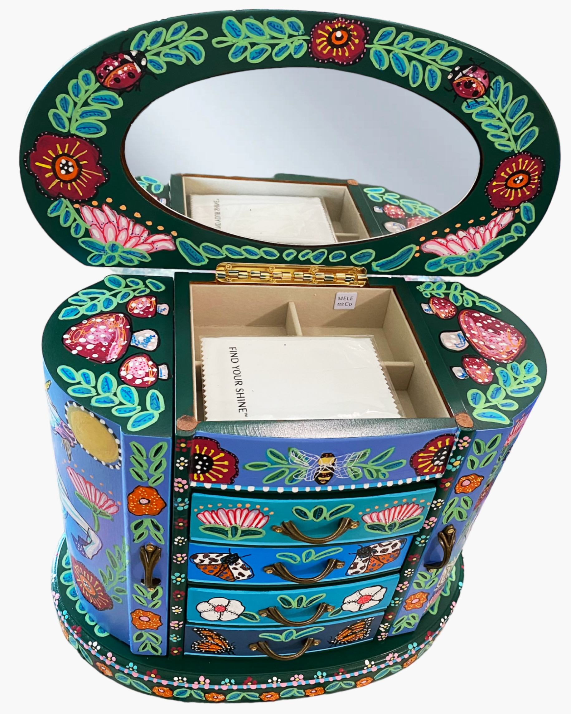 Custom Painted Jewelry Box