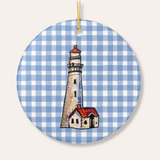 Lighthouse Ceramic Ornament