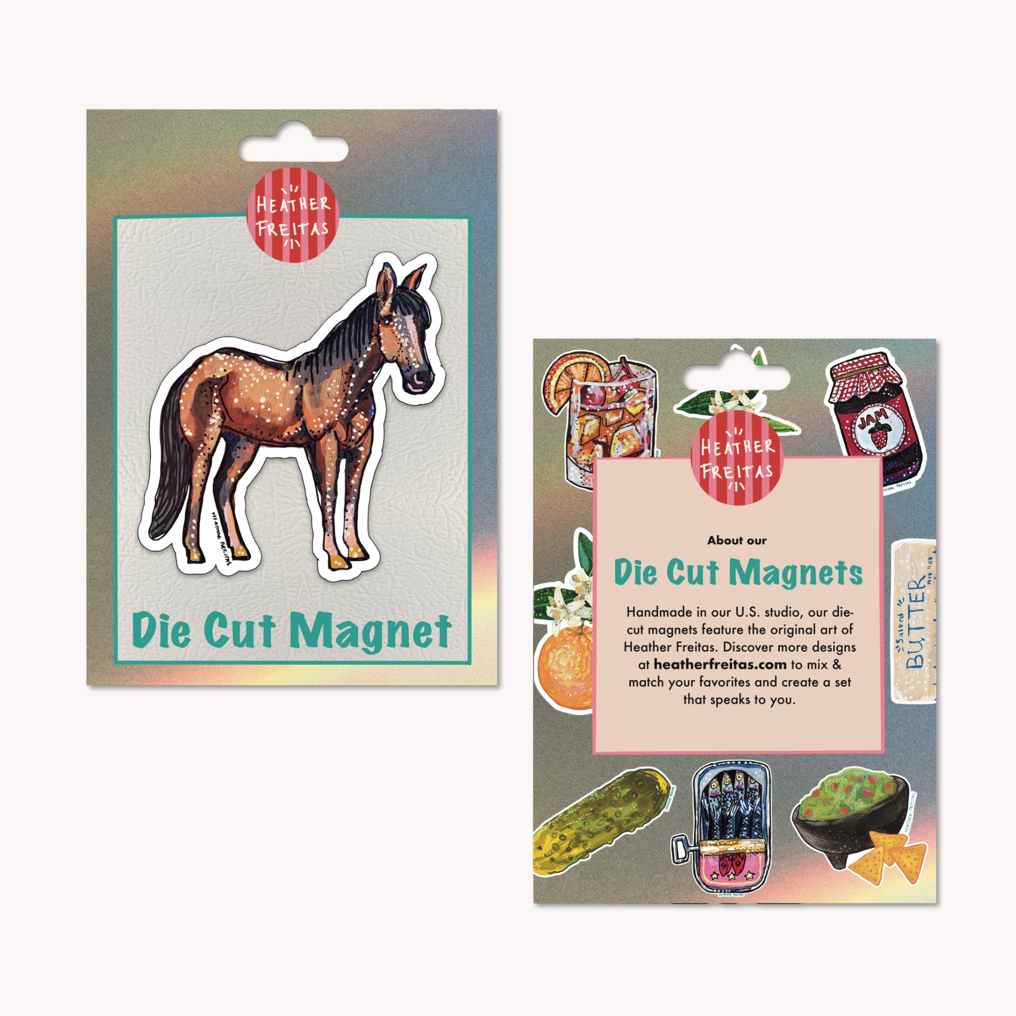 Brown Horse Magnet ( Die-Cut )
