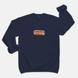 Hot Dog Unisex Crew Neck Sweatshirt