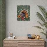 Sunflower Turkey Fine Art Paper Print