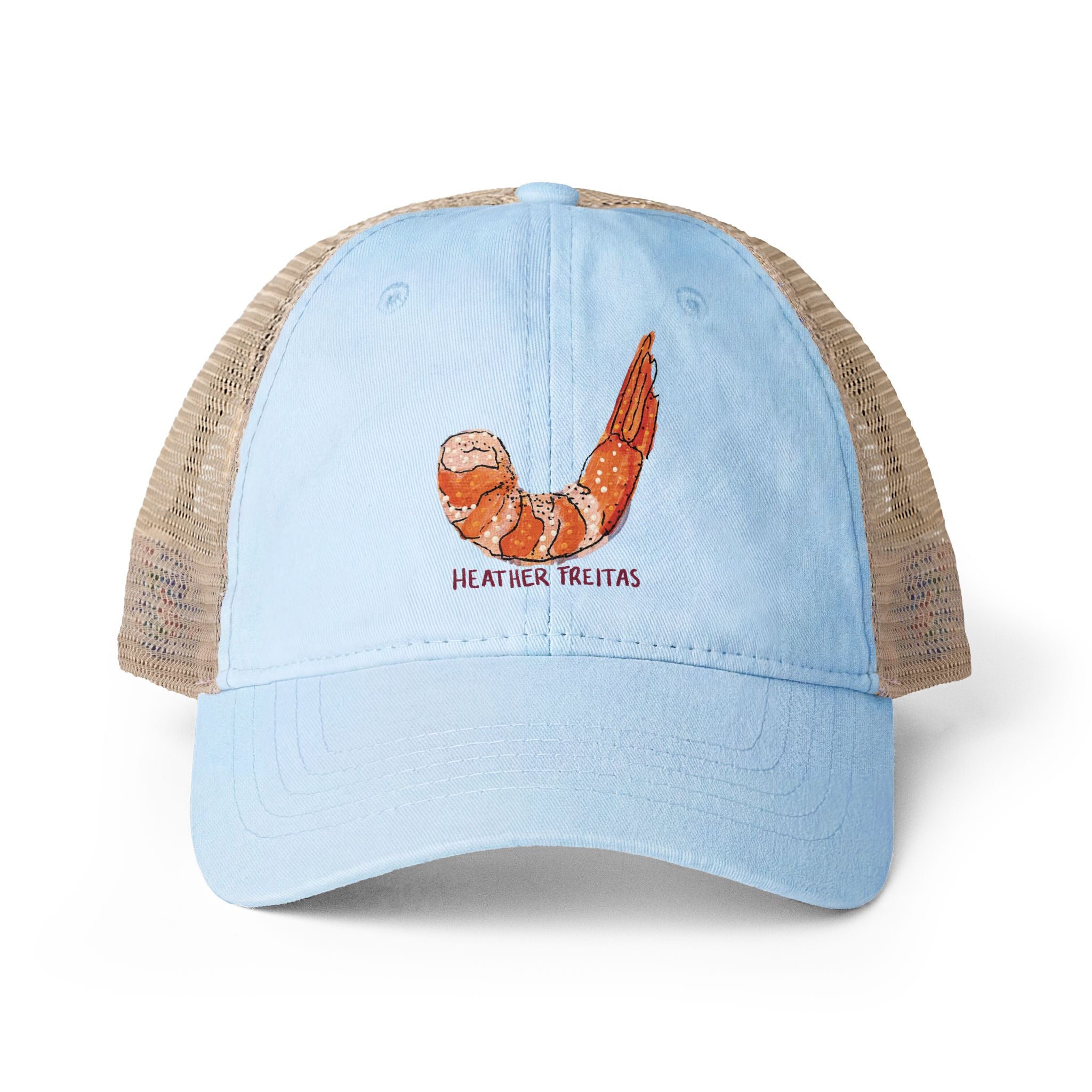 Shrimp Women's Washed Mesh-Back Cap