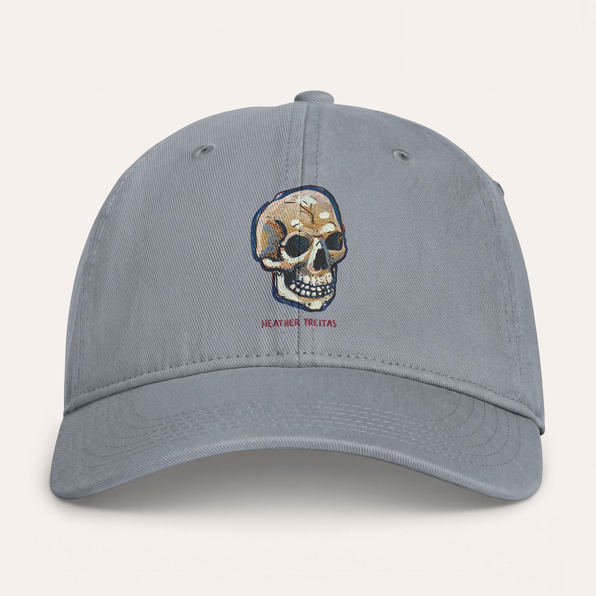 Skull Washed Cotton Cap