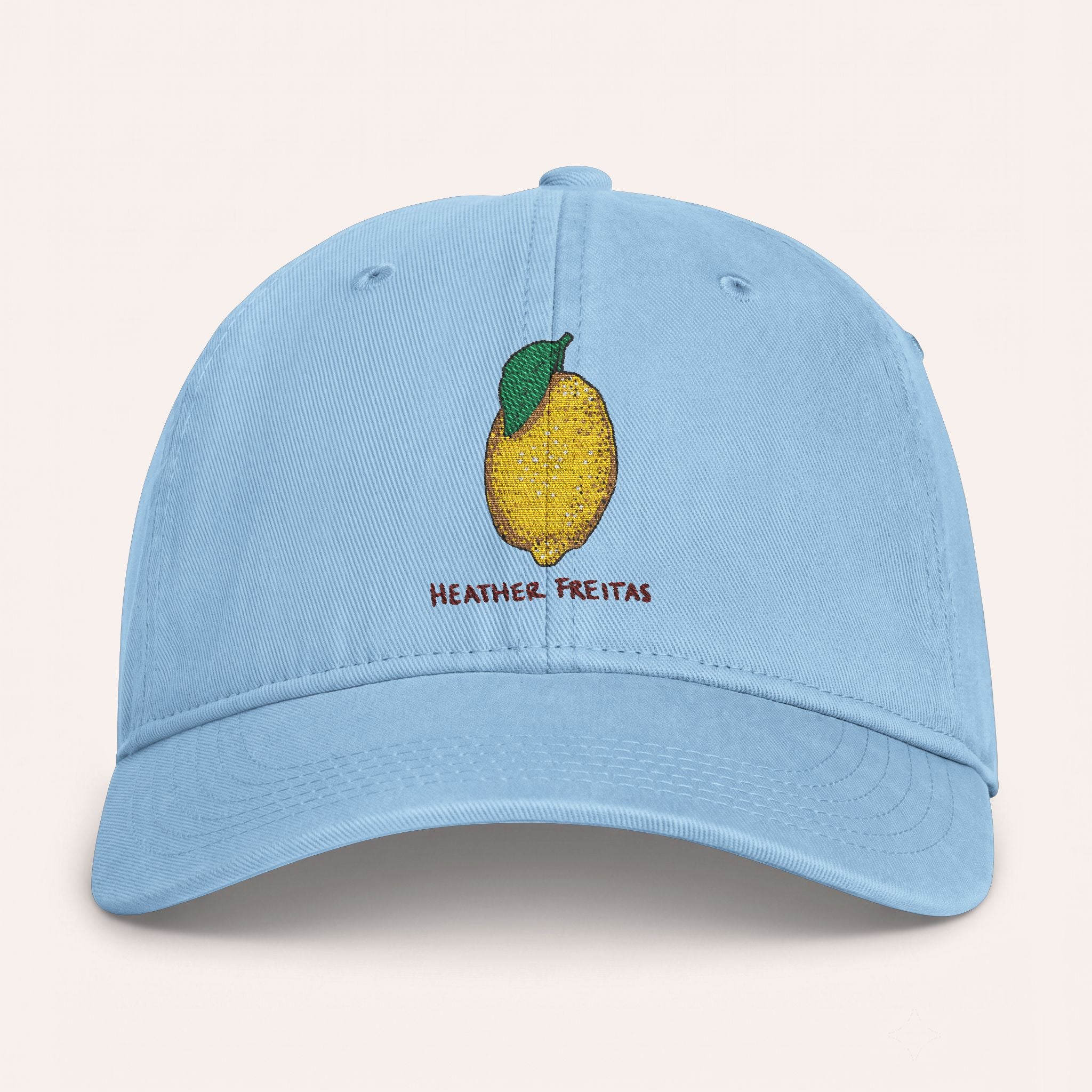 Lemon Embroidered Cap