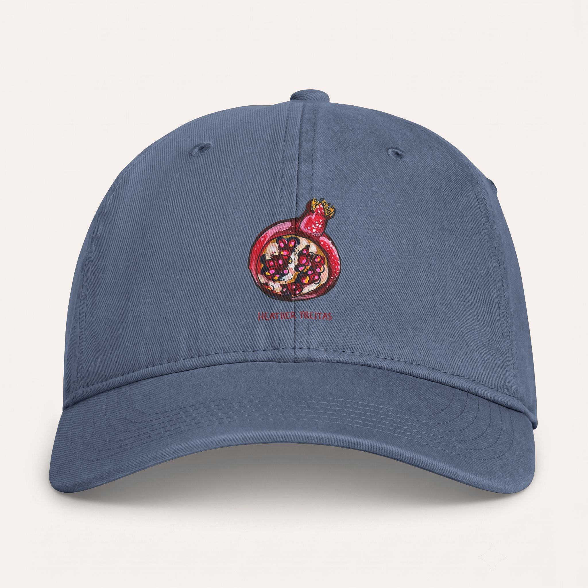 Pomegranate Washed Cotton Cap