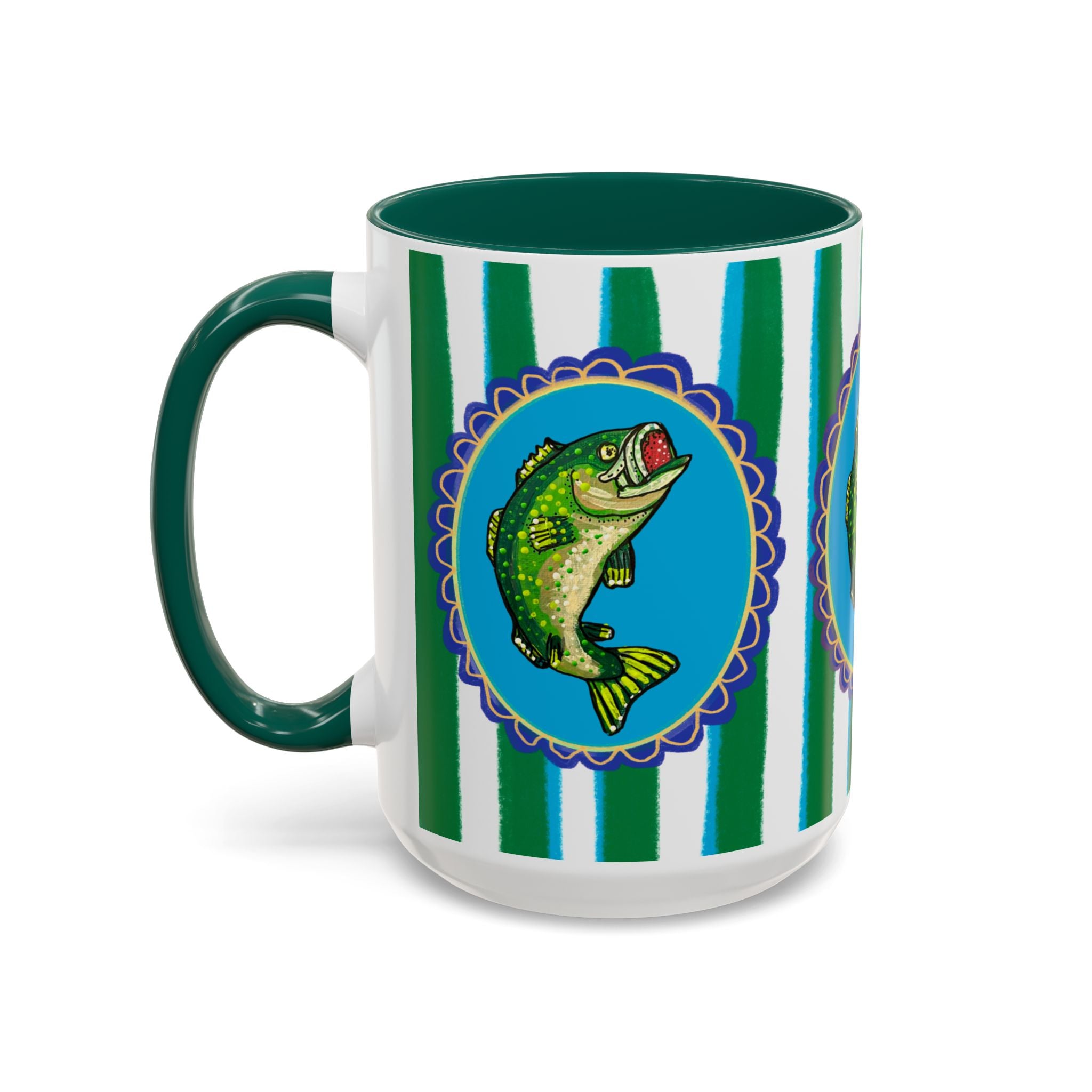 Bass Fish Coffee Mug 15oz