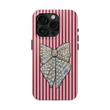 Silver Ribbon Tough Phone Cases