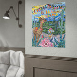 Fa La La Llama Art Print