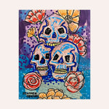 Three Skulls Mini Art Print