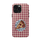 Pizza On A Porcelain Case Tough Phone Case