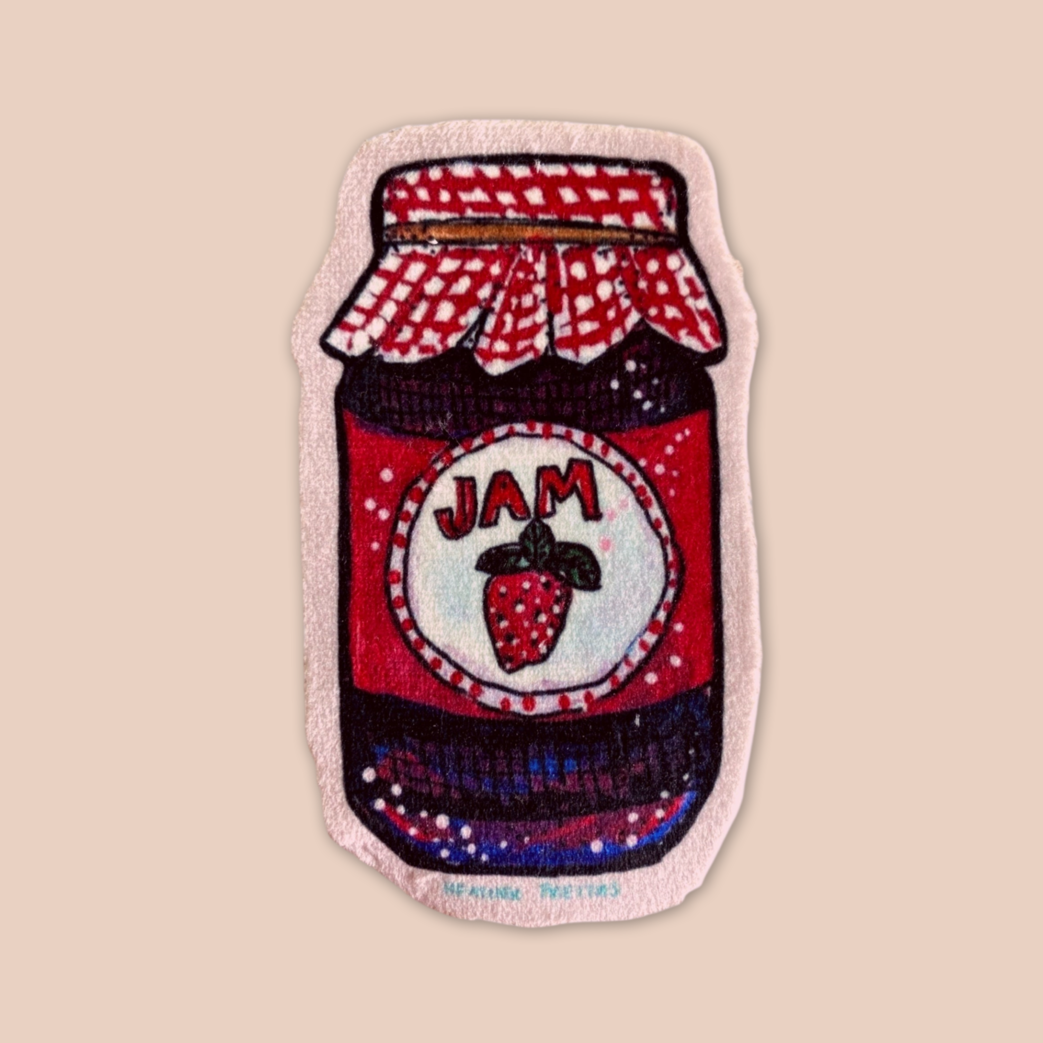 Strawberry Jam - Sew On Velveteen Patch