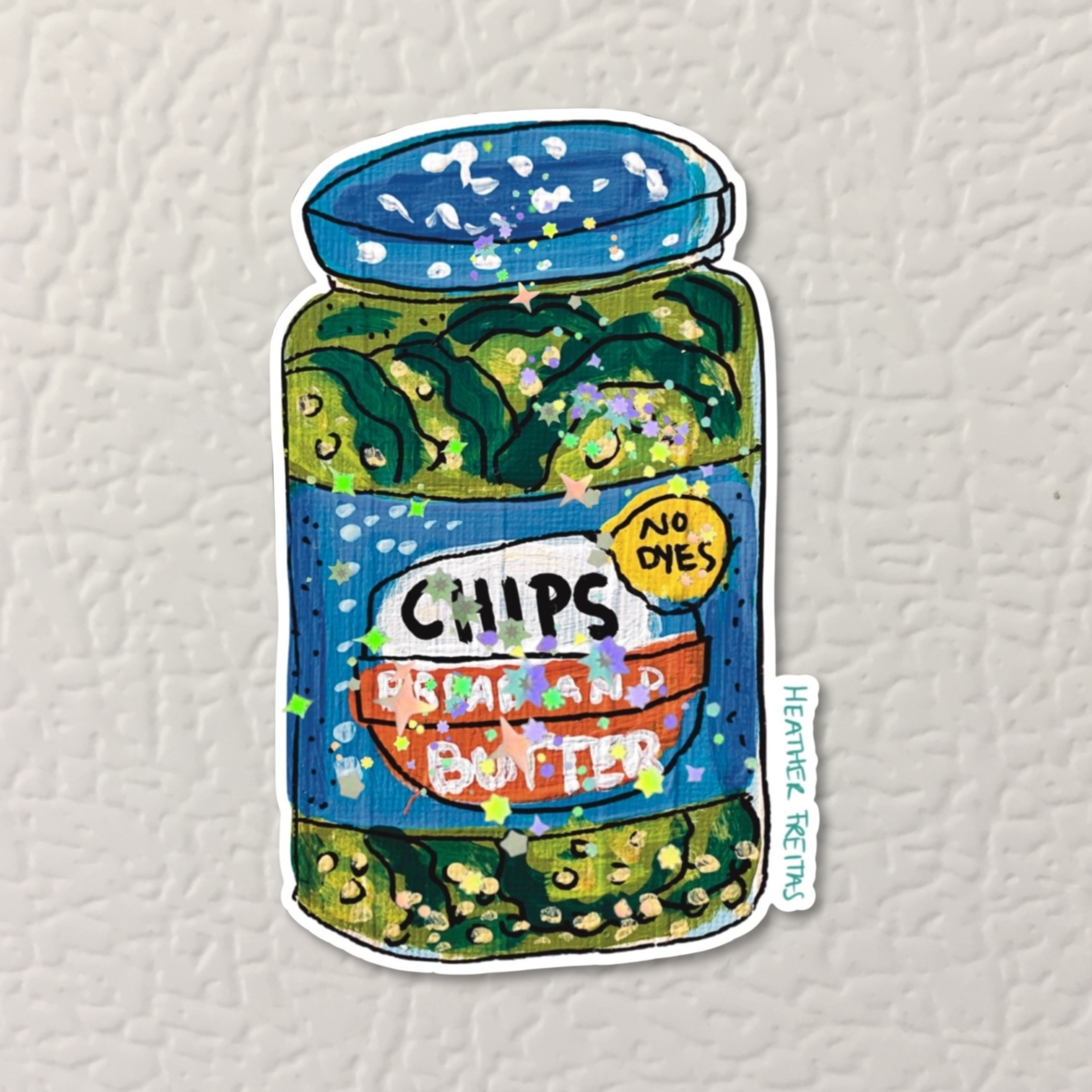 Bread & Butter Pickles Magnet ( Die-Cut )