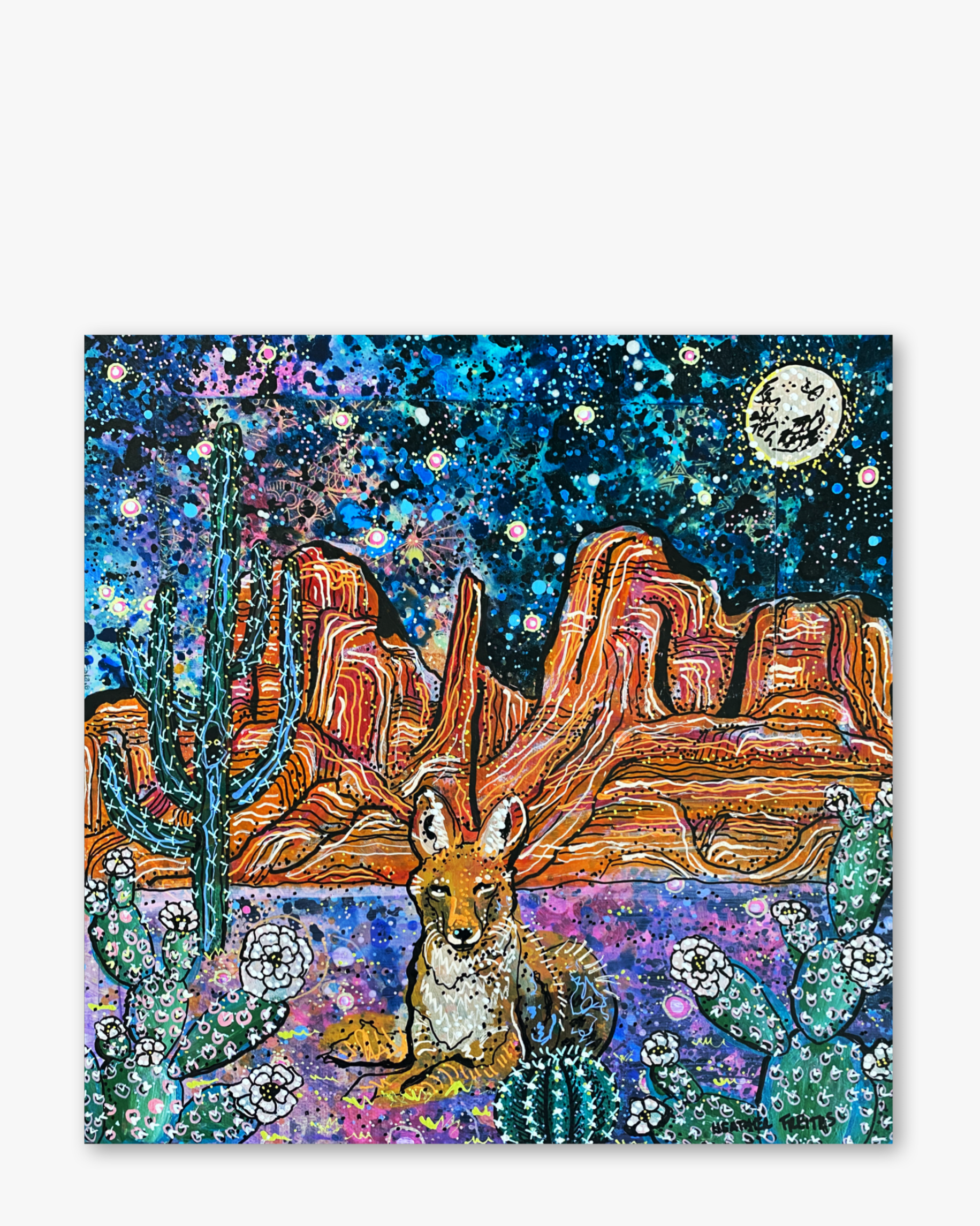 Coyote Song( Original Painting )
