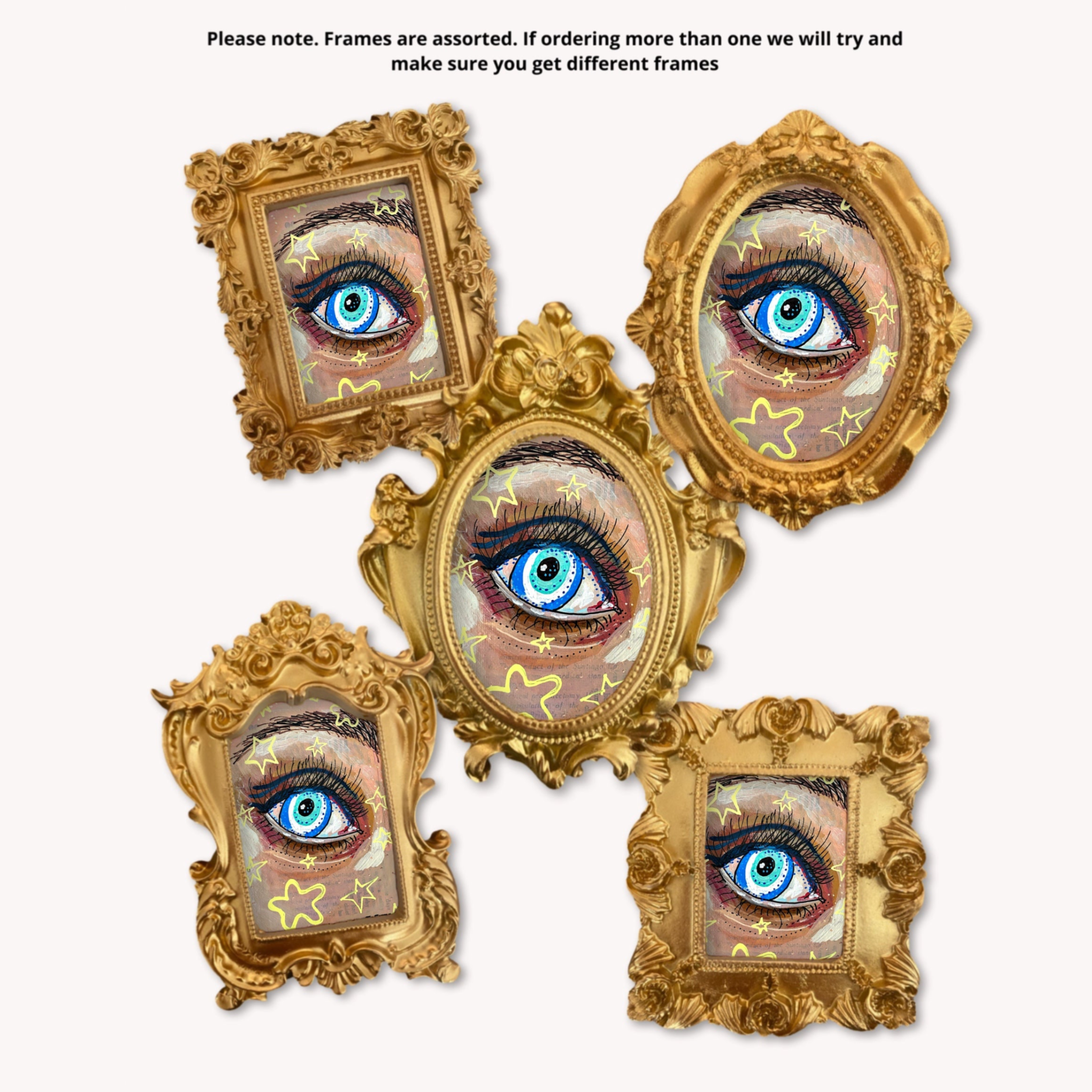 Seeing Stars Framed Small Magnet