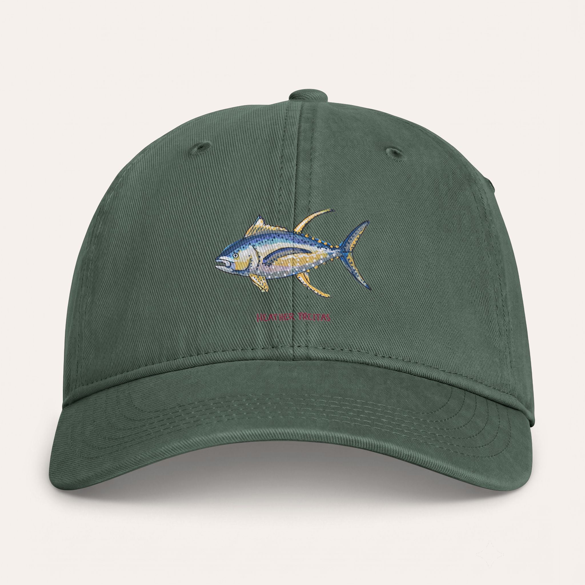 Blue Fin Tuna Washed Cotton Cap