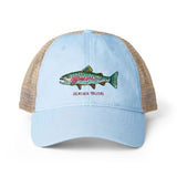 Rainbow Trout Women's Washed Mesh-Back Cap