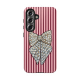 Silver Ribbon Tough Phone Cases