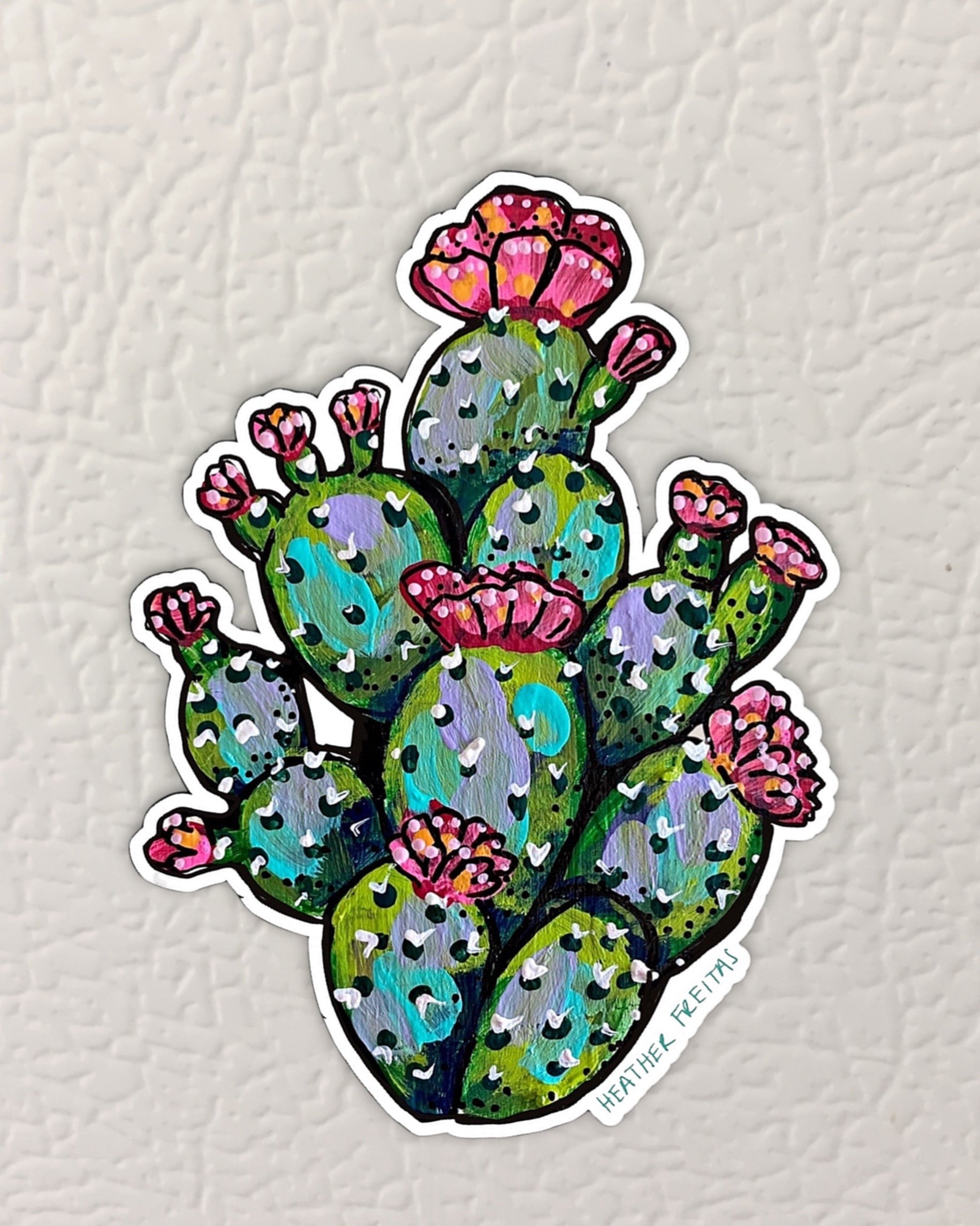 Prickly Pear Magnet ( Die-Cut )