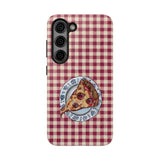 Pizza On A Porcelain Case Tough Phone Case